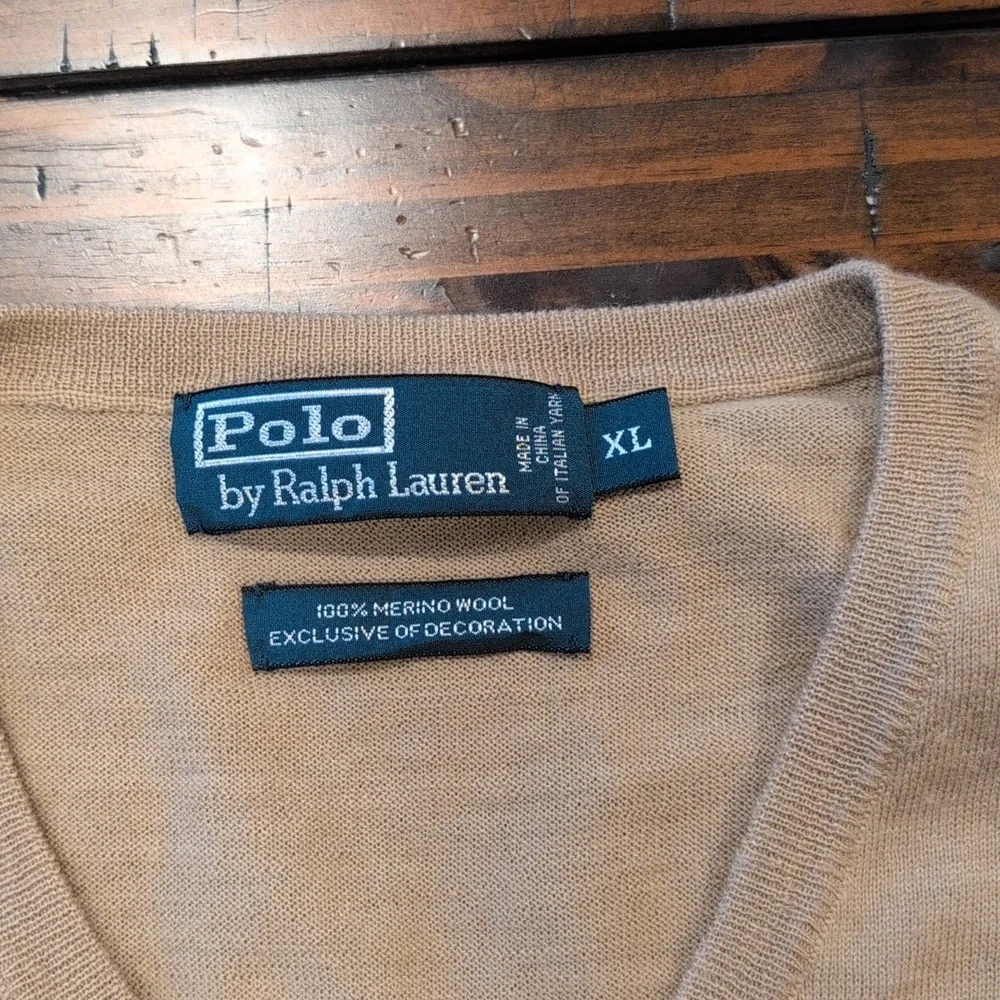Polo Ralph Lauren Wool V Neck Sweater